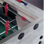 Garlando G500 Oakwood Grey Football Table - Telescopic Rods