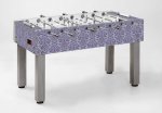 Lavender Blue Design Football Table