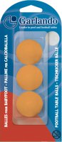 Garlando Table Footballs Pack of 3 Orange